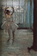 Edgar Degas Dance doing pose Germany oil painting reproduction